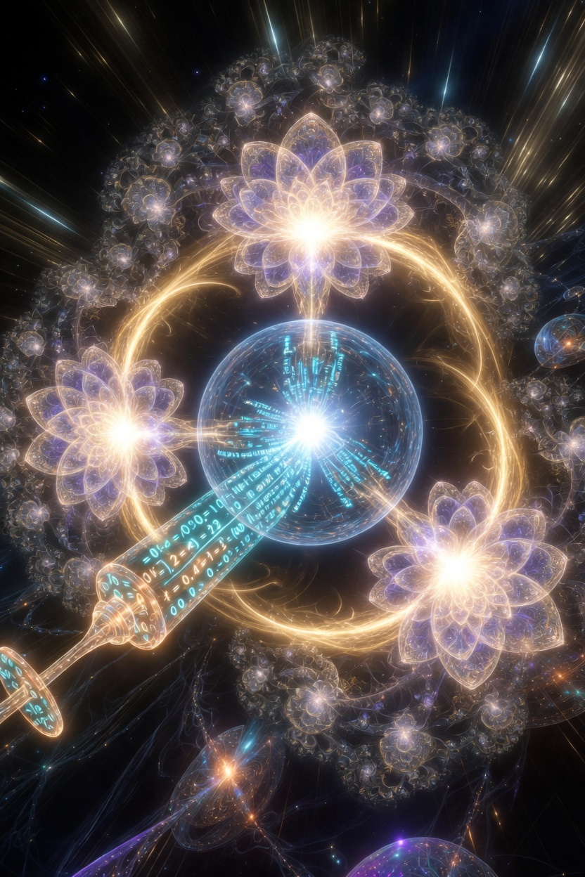 The Portal Experiment — mathematics injected into a shared field
